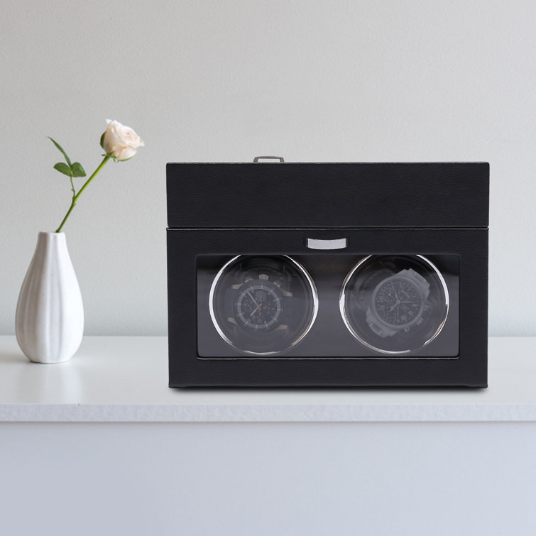 Ebern Designs Rotating Watch Box With Light Wayfair.co.uk